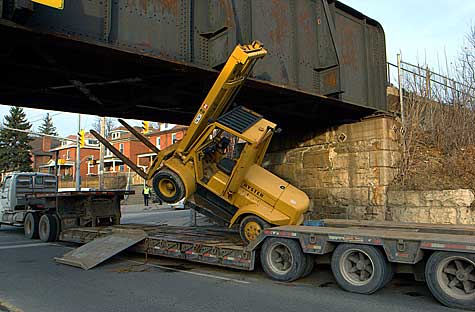 Bridge collision
