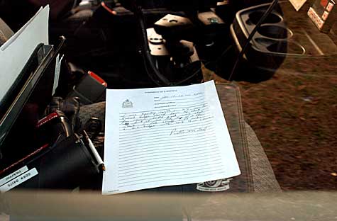 Accident report