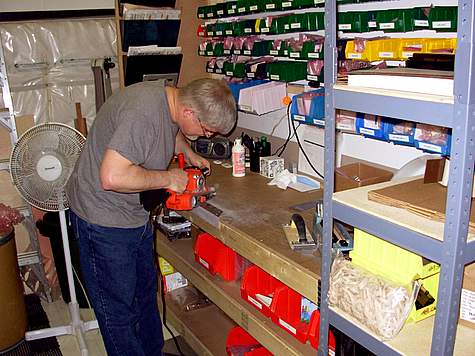 Finishing the displays
